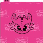 Stencil Pyo Chimuelo C – Como Entrenar a Tu Dragon