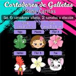 Cortadores De Galleta Moana Caritas