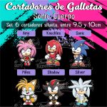 Cortadores De Galleta Sonic Cuerpo