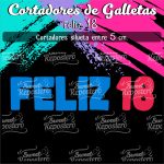 Cortadores De Galleta Mini Feliz 18