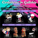 Cortadores De Galleta Personajes Chilenos