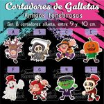 Cortador de Galletas Amigos Tenebrosos