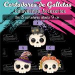 Cortador de Galletas Calaveritas Accesorios