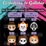 Cortador de Galletas Caras de Terror