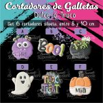 Cortador de Galletas Dulce O Truco
