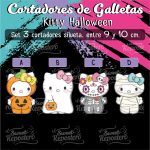 Cortador de Galletas Kitty Halloween