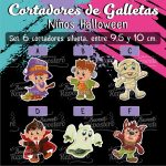 Cortador de Galletas Niños Halloween