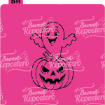 Stencil PYO Fantasma Calabaza