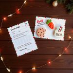 Set 12 und Cookie Cards Carta y Regalo Para Santa - Imagen 2
