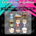 Cortadores De Galleta Pesebre Animalitos
