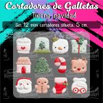 Cortadores De Galleta Tierna Navidad