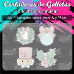 Cortadores De Galleta Encantada Navidad