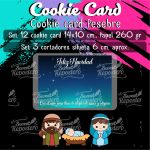 Set 12 und Cookie Cards Navidad Pesebre