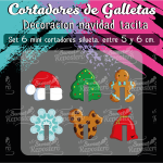 Cortadores De Galleta Decoración Navidad Tacita