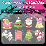 Cortadores De Galleta Esperada Navidad