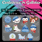 Cortadores De Galleta Snow