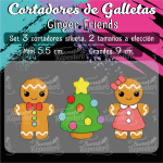Cortadores De Galleta Ginger Friends