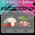 Cortadores De Galleta Navidad Viajera