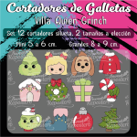 Cortadores De Galleta Villa Quien Grinch