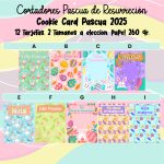 Set 12 und Cookie Cards Pascua