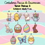 Cortador de Galleta Varios Pascua 6