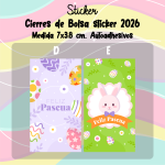 Stickers Cierre de bolsa.
