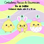 Cortador de Galleta Trio De Pollitos