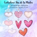 Cortador de Galletas Corazones Amore