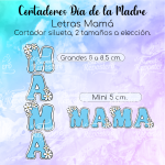 Cortador de Galletas Letras Mamá