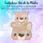 Cortador de Galletas Osita Luchona Armable