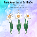 Cortador de Galletas Trio De Lirios
