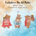 Cortador de Galletas Bear Dad