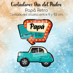 Cortador de Galletas Papá Retro