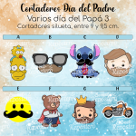 Cortador de Galletas Varios Dia Del Papá 3