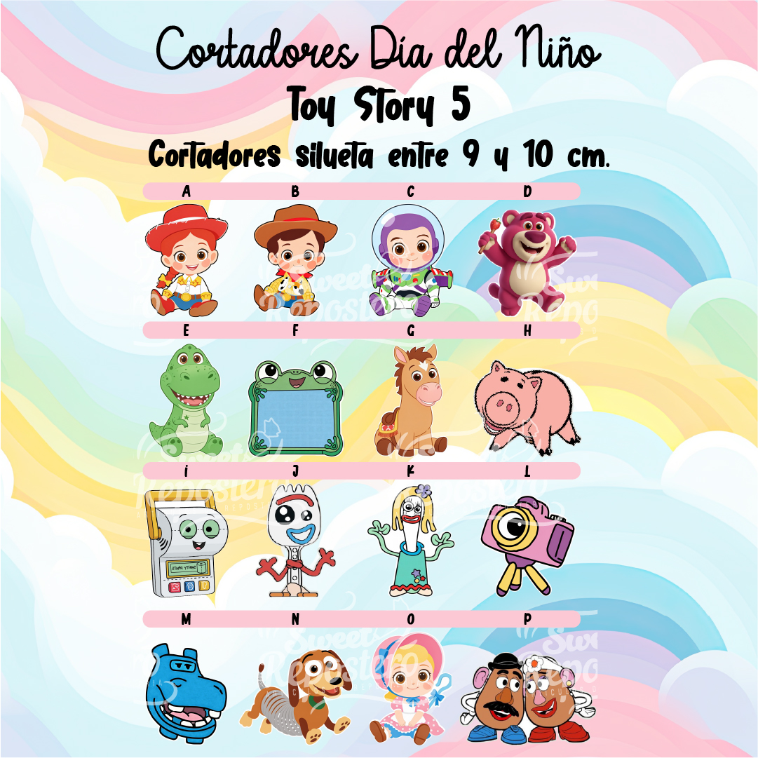 TOY STORY 5-100 Cortadores De Galleta Toy Story 5 - Imagen 1