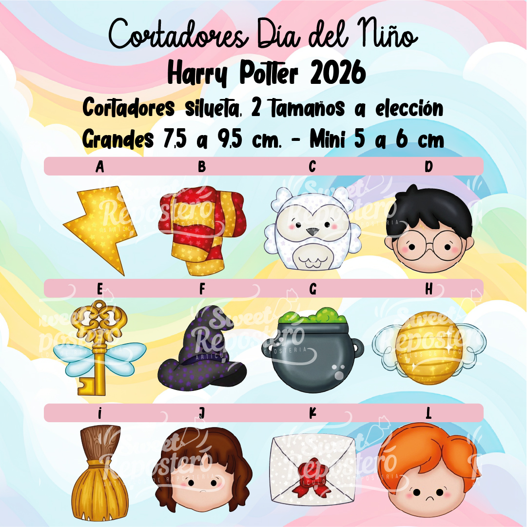 HARRY POTTER 2026_1-100 Cortadores De Galleta Harry Potter 2026 - Imagen 1