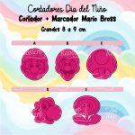 Cortadores De Galleta Mario Bross Cortador + Marcador