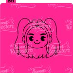 Stencil Pyo Guerreras Kpop - Mira