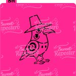 Stencil Pyo Guerreras Kpop - Pajaro