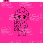 Stencil Pyo Guerreras Kpop - Rumy Cuerpo