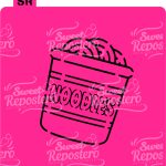 Stencil Pyo Guerreras Kpop - Noodles