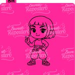 Stencil Pyo Guerreras Kpop - Zoey Cuerpo