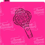 Stencil Pyo Guerreras Kpop - Light Stick