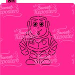 Stencil Pyo Toy Story - Buzz Lighyyear Cuerpo