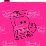 Stencil Pyo Toy Story - Smarty