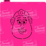 Stencil Pyo Toy Story - Sra Cara De Papa