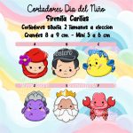 Cortadores De Galleta Sirenita Caritas