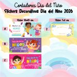 Stickers Decorativo Dia Del Niño 2026
